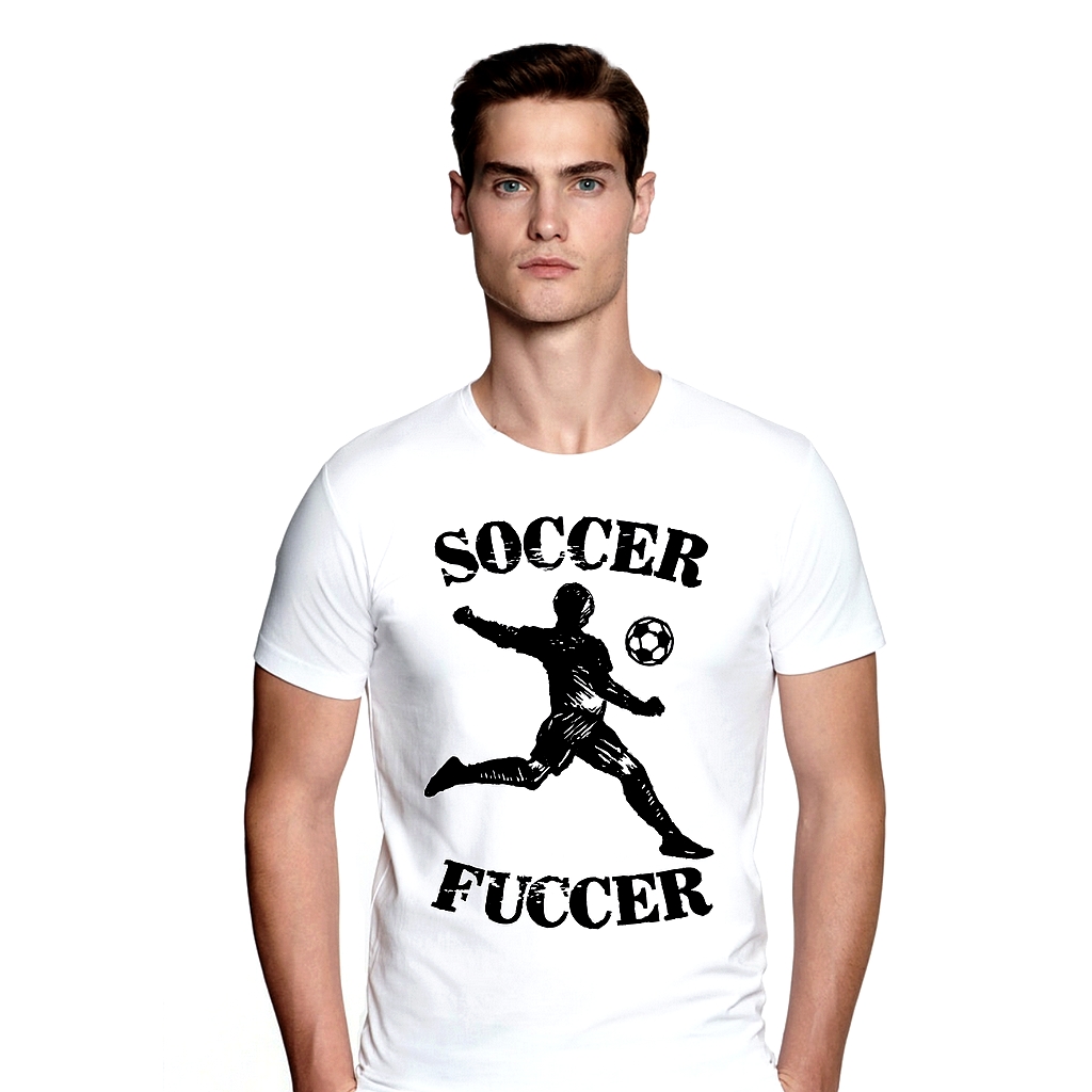 Tričko s potiskem Soccer Fuccer
